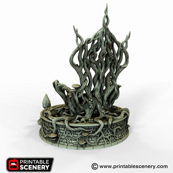 Elven Living Throne 3D printable