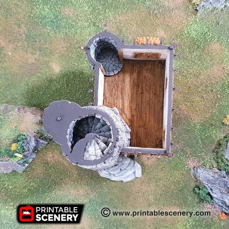 Sorcerer's Tower - Printable Scenery