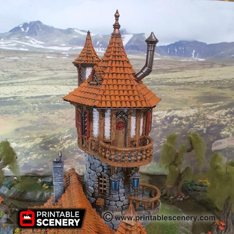 Sorcerer's Tower - Printable Scenery