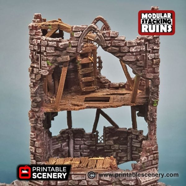 3D Tower of Insanity Warhammer Dungeons and Dragons Frostgrave Mordheim