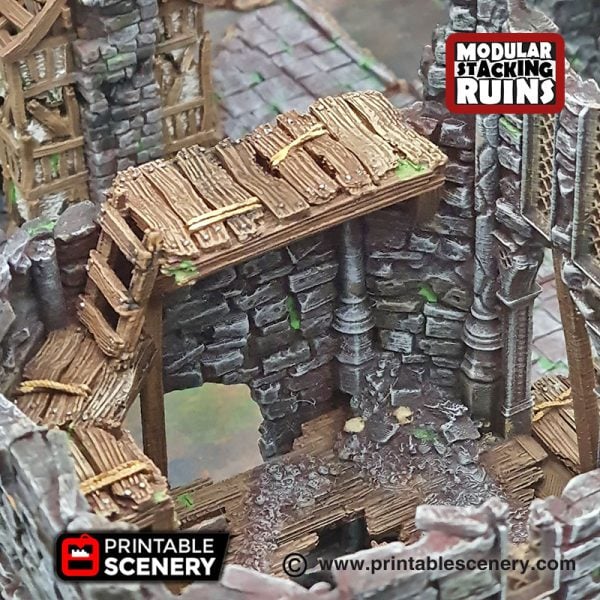 3D Tower of Insanity Warhammer Dungeons and Dragons Frostgrave Mordheim