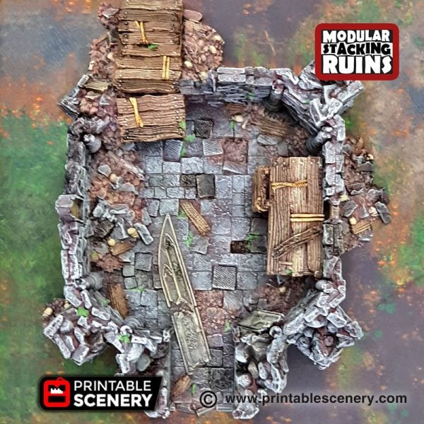 3D Tower of Insanity Warhammer Dungeons and Dragons Frostgrave Mordheim