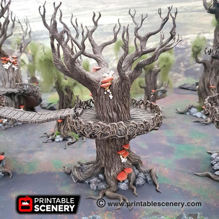 Elven Walkway - Printable Scenery
