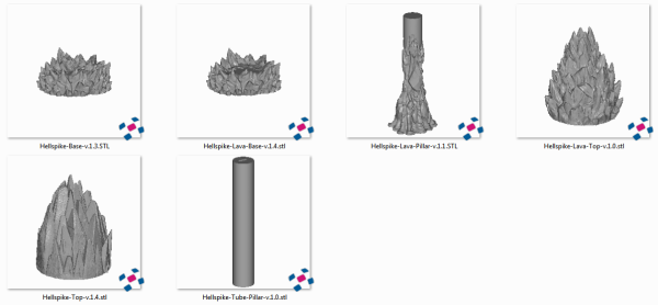 Hellspike - Printable Scenery