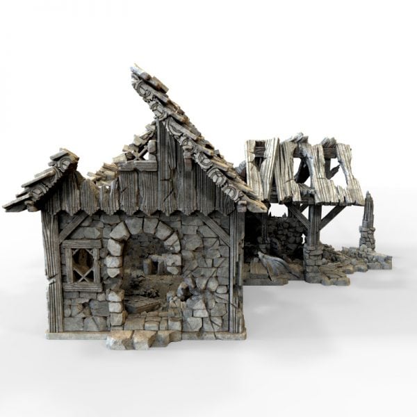 Ruined Blacksmith 3D Printable