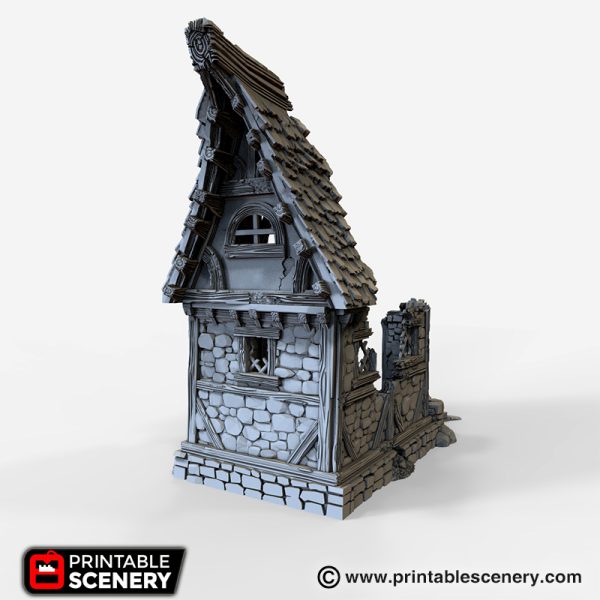 Ruined Small Cottage 3d printable