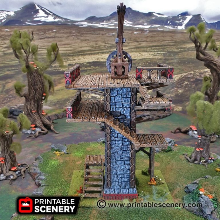 Ironhelm Skydock - Printable Scenery