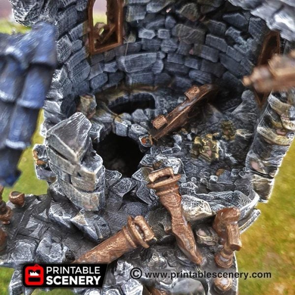 Ruins Frostgrave Mordheim Age of Sigmar Warhammer dungeons dragons pathfinder 3dprint