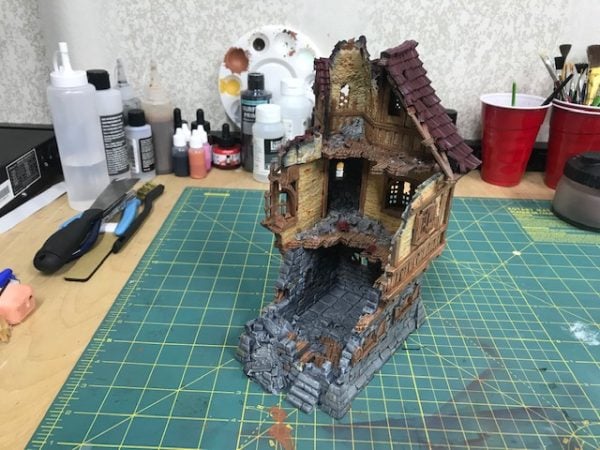 Ruined Governors Mansion - Printable Scenery
