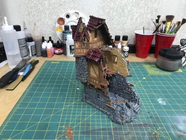 Ruined Governors Mansion - Printable Scenery
