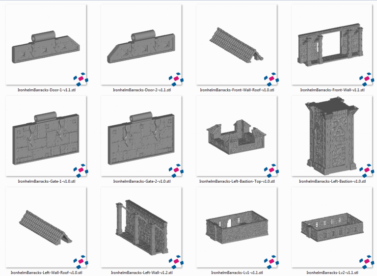 Ironhelm Barracks - Printable Scenery