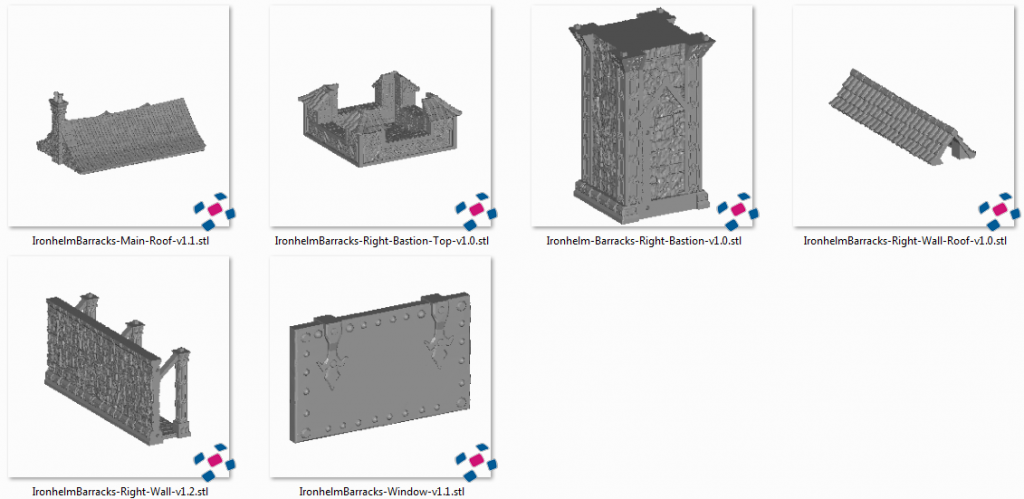 Ironhelm Barracks - Printable Scenery