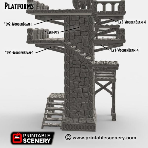 Quick Reference Sheet: Ironhelm Skydock - Printable Scenery