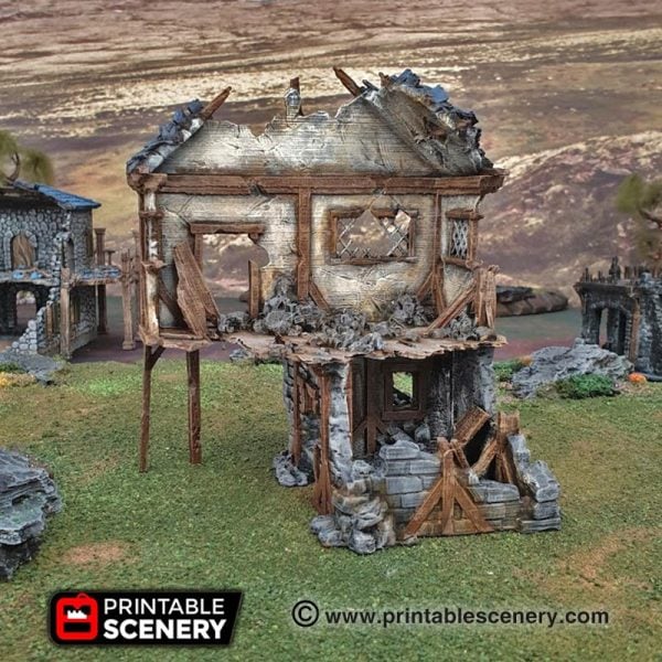 Ruins Frostgrave Mordheim Age of Sigmar Warhammer dungeons dragons pathfinder 3dprint