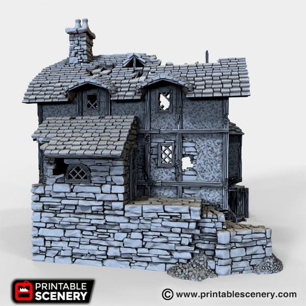 Ruined Water Mill 3d printable