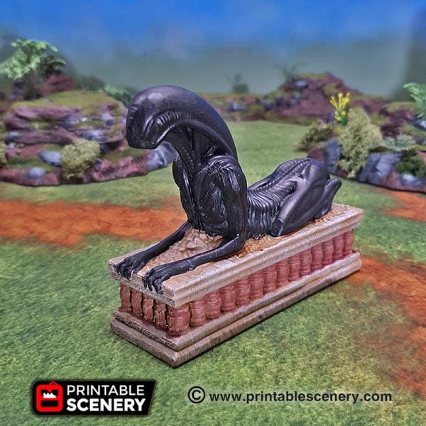 3d printed Serpahon Lizardmen Mayan Aztec Sphinx