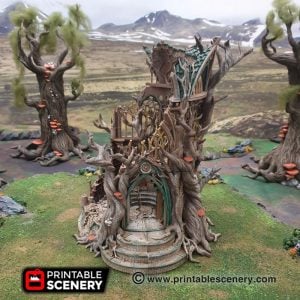 Elven Scenery STL Files - www.printablescenery.com