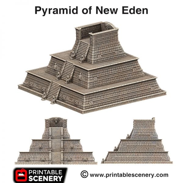 3d print Pyramid of New Eden Serpahon Lizardmen Mayan Aztec