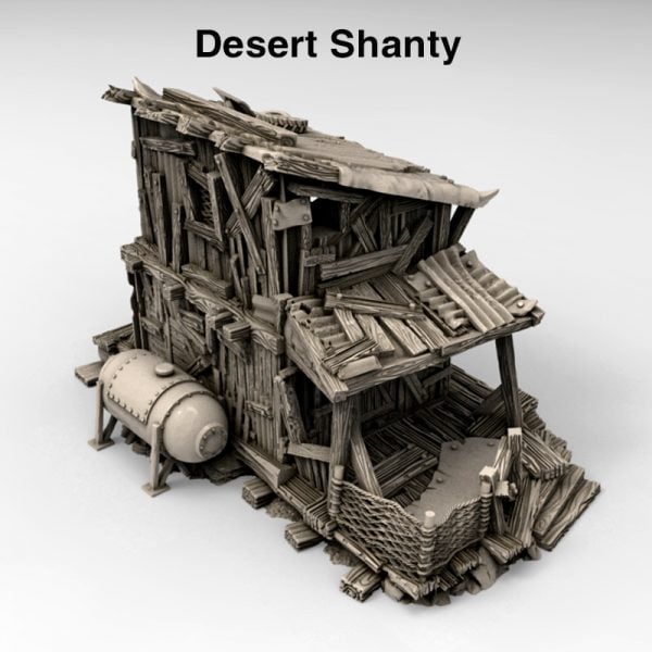 3d Printed Desert Shanty Gaslands Fallout Post-Apocalypse