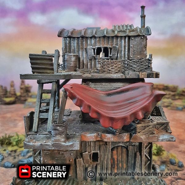 3d Printable Slum stacks Gaslands fallout wasteland warfare Wasteworld