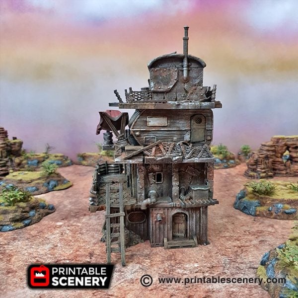 3d Printable Slum stacks Gaslands fallout wasteland warfare Wasteworld