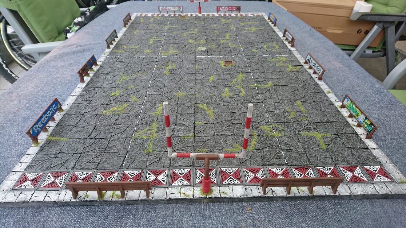 Blood Bowl field - Printable Scenery