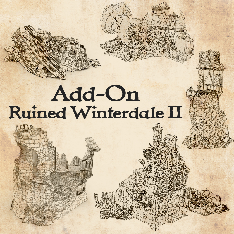 Add-ON Port Winterdale - Printable Scenery