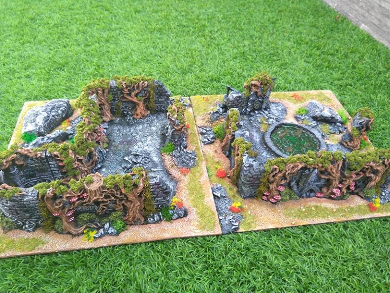 Elven scenary elements - Printable Scenery