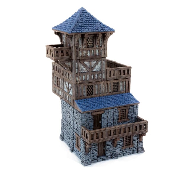 3D printed and painted Clorehaven Grand Hostel