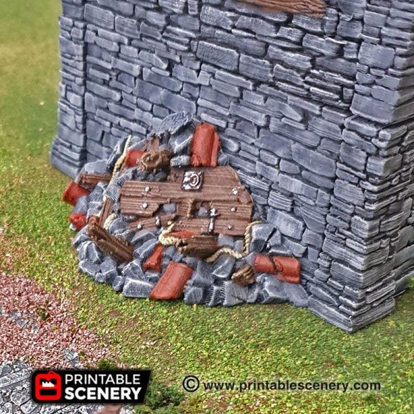 Clorehaven Dungeons and Dragons RPG 3Dprinted City Ruins