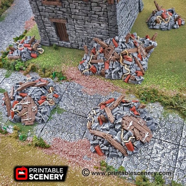 Clorehaven Dungeons and Dragons RPG 3Dprinted City Ruins