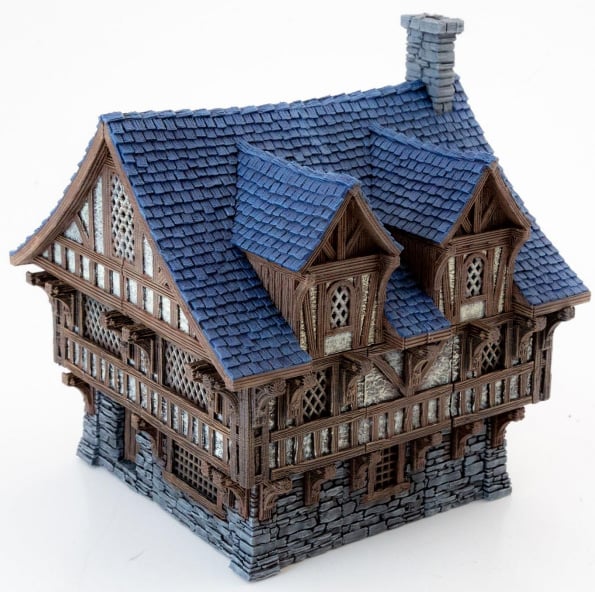 3D printed and painted Clorehaven Townhouse