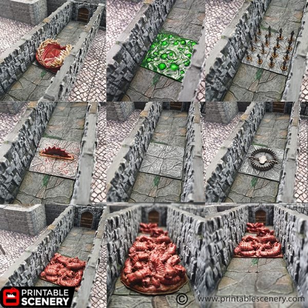 Deadly Trap Floors 3d print file