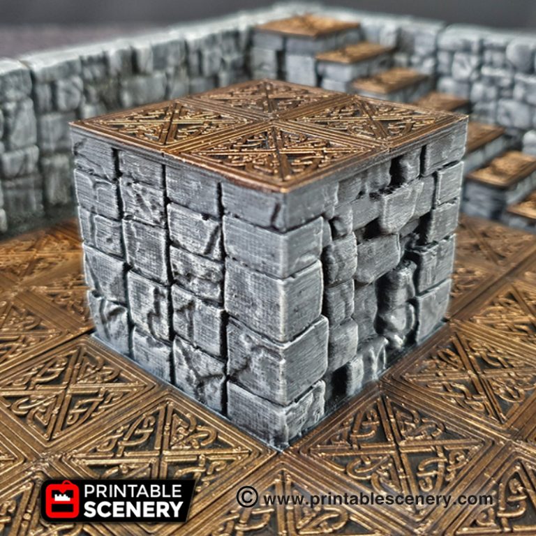 Dwarf terrain for 3D printing - Printable Scenery