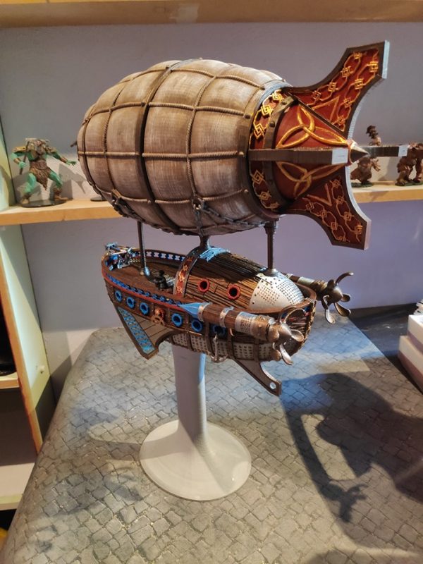 Dwarven Airship - Printable Scenery