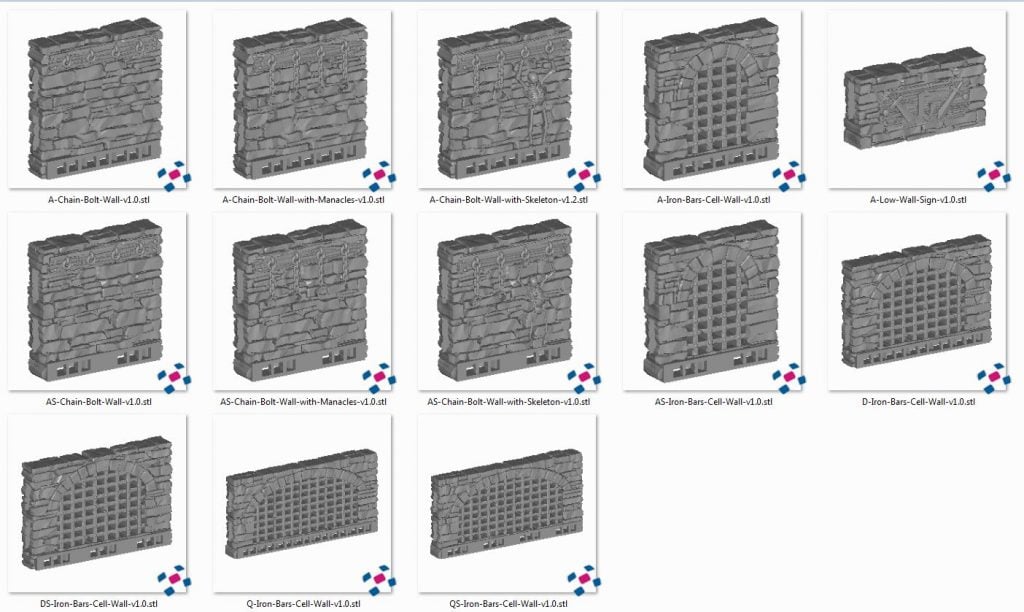 Guardhouse Walls - Printable Scenery