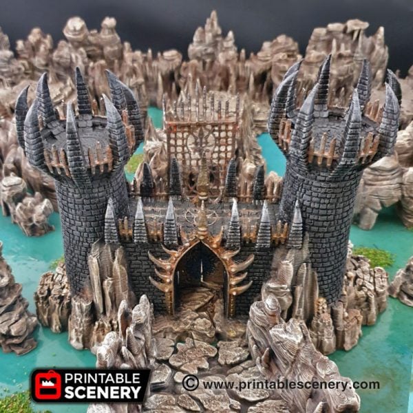 Dungeons and Dragons RPG 3Dprinted Underdark Hell