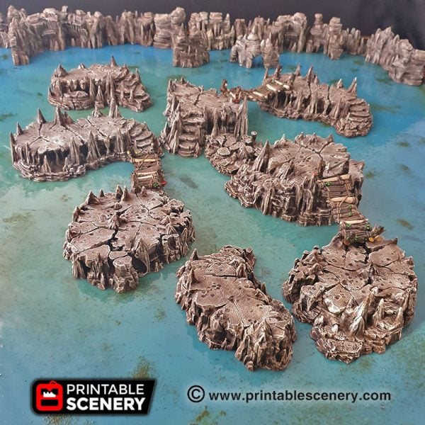 Goblin Grotto Cavern Freeform Dungeons and Dragons RPG 3Dprinted