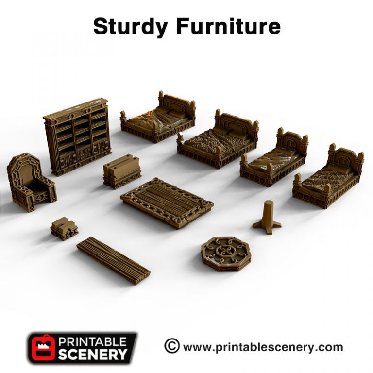 Sturdy Furniture Printable Scenery