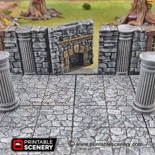 Clorehaven Dungeons and Dragons RPG 3Dprinted City