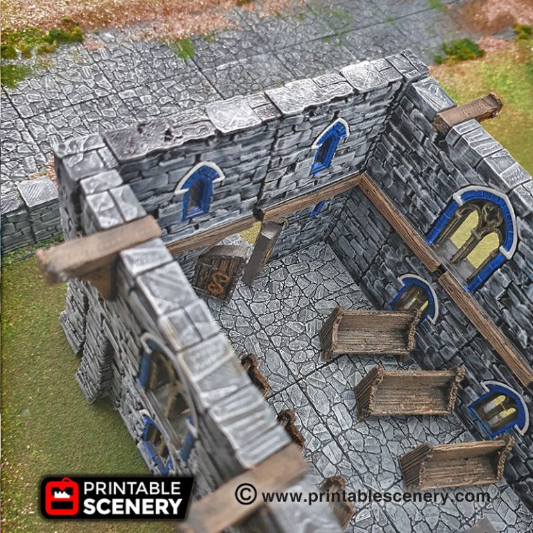 Clorehaven Chapel Expansion - Printable Scenery