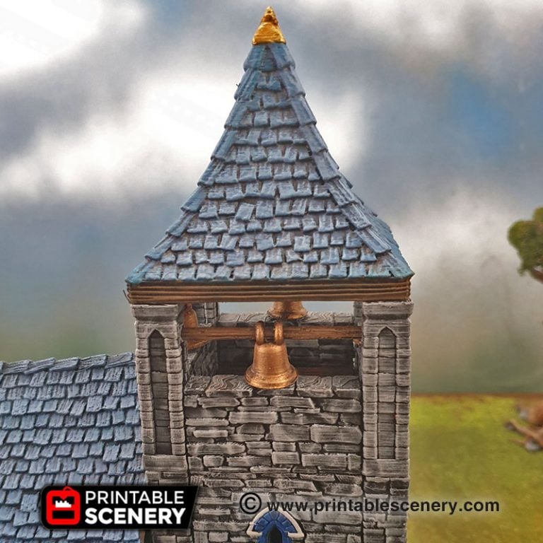 Clorehaven Chapel Expansion - Printable Scenery