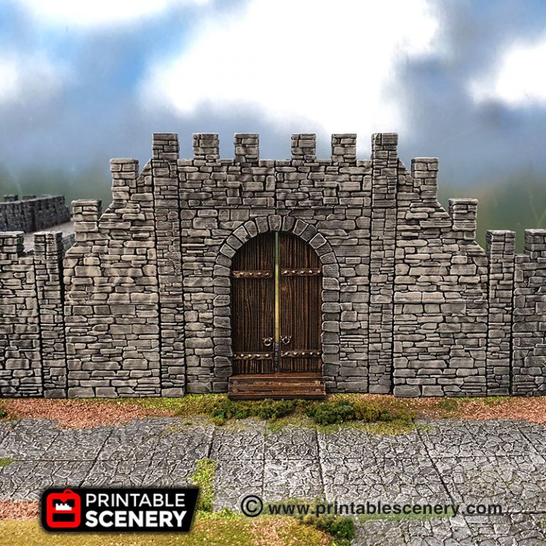 Stone Barn - Printable Scenery