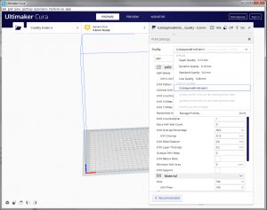 Creality Ender 3 Cura 4.4.1 Settings - Printable Scenery
