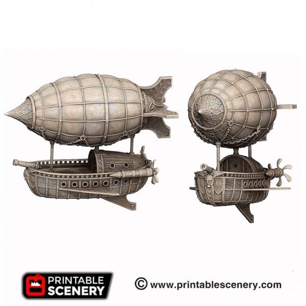 3D printed Dwarven airship
