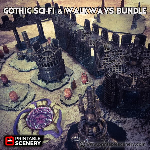 Warhammer 40k terrain for home 3D printers - Printable Scenery