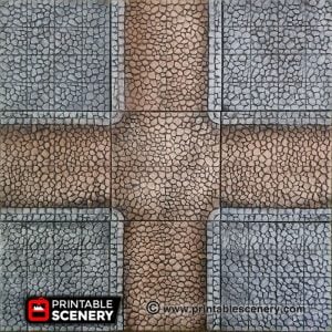 Streets and Foundations - Printable Scenery
