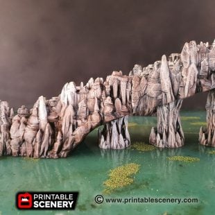 Clorehaven and the Goblin Grotto Wargaming Terrain D&D DnD Pirates Flying Dhow 