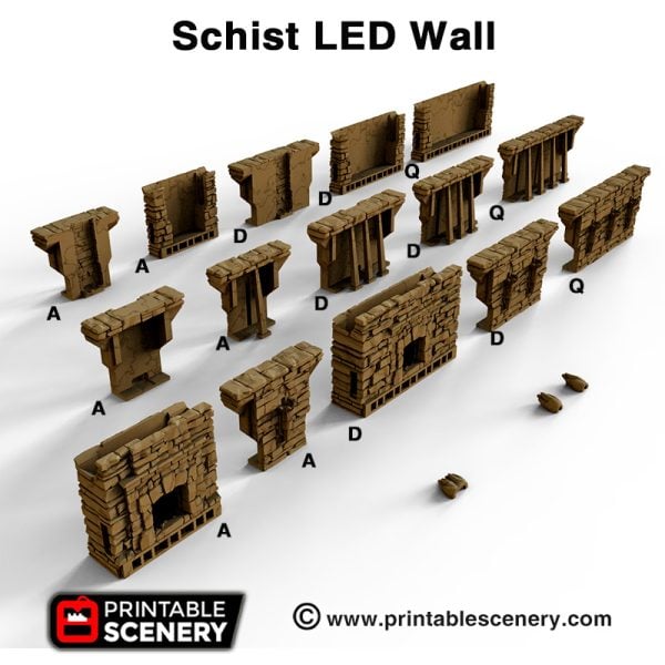 OpenLOCK Schist LED Wall