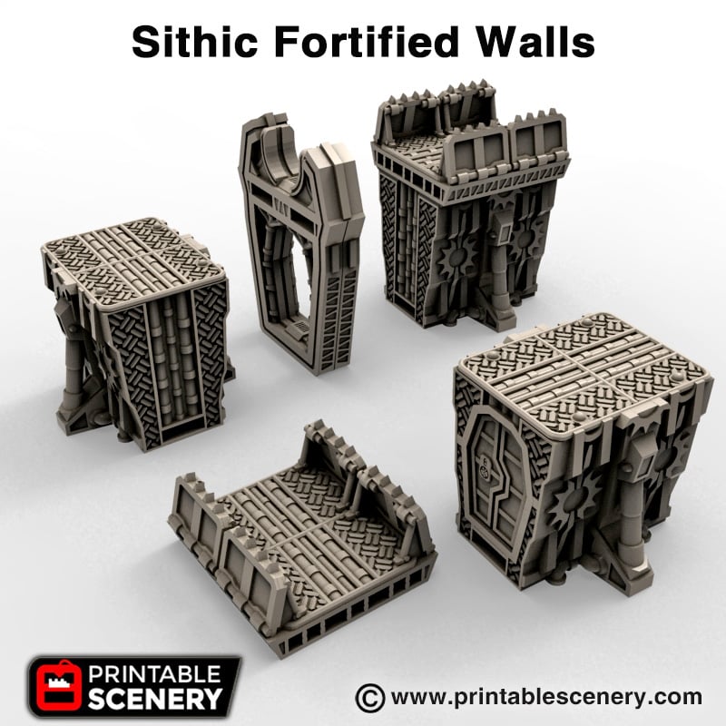 Brave New Worlds Sithic Outpost Warhammer 40k Sithic Fortified Walls Extension